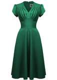 Pretty Retro Classic 50's Swing Dress Green