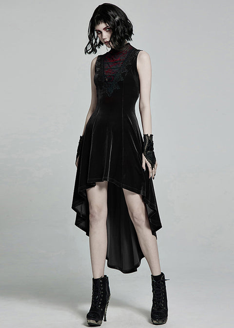 Punk Rave Aurora Velvet Dress Black – Succubus