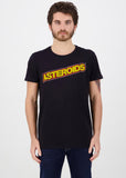 Retro Games Heren Atari Astroids Logo T-Shirt Black