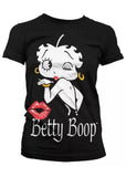 Retro Movies Betty Boop Poster Girly T-Shirt Black