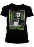 Retro Movies Beetlejuice Ghost With The Most Girly T-Shirt Black