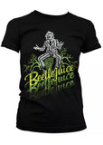 Retro Movies Beetlejuice Girly T-Shirt Black