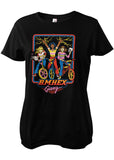 Retro Movies Rhodes B.M.Hex Gang Girly T-Shirt Black