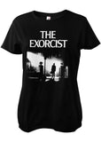 Retro Movies The Exorcist Poster Girly T-Shirt Black