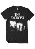 Retro Movies The Exorcist Poster 80's T-Shirt Black