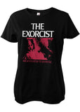 Retro Movies The Exorcist Excelleny Day Girly T-Shirt Black