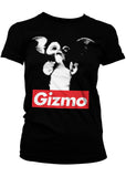 Retro Movies Gremlins Gizmo Girly T-Shirt Black
