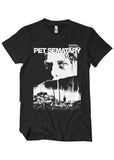 Retro Movies Pet Semetary Poster T-Shirt Black