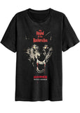 Retro Movies Hammer Horror Hound of Baskervilles T-Shirt Black