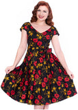 Sheen Minal Floral 50's Swing Dress