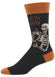 Socksmith Death Before Decaf Socks Black