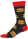 Socksmith Good Burger Hamburger Socks Black