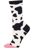 Socksmith Moooo! Cow Socks White