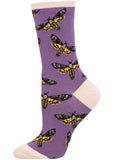 Socksmith Moths To A Flame Socks Purple