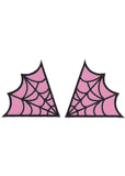 Sourpuss Spiderweb Collar Patch Set Pink