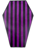 Sourpuss Coffin Rug Black Purple