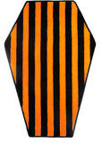 Sourpuss Coffin Rug Black Orange
