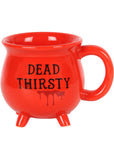 Succubus Dead Thirsty Cauldron Mug Red