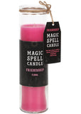 Succubus Friendship Spell Candle in Glass Flowers