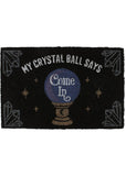 Succubus Crystal Ball Doormat Black