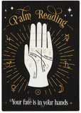 Succubus Palm Reading Velvet A5 Notebook Black