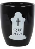 Succubus RIP Plant Dead Planter Black