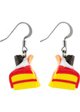 Succubus Jewels Piece of Cake Drop Earrings Red