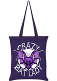 Succubus Gifts Crazy Bat Lady Purple Totebag Purple