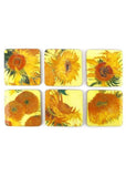 Succubus Art Sunflowers van Gogh Set Of 6 Coasters