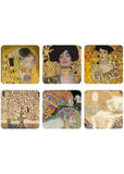 Succubus Art Klimt Set Of 6 Coasters