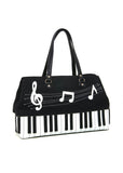Succubus Bags Music Notes Piano Bag Black