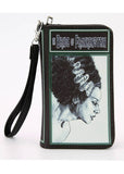 Succubus Bags Bride of Frankenstein Book Wristlet Wallet Black