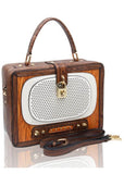 Succubus Bags Vintage Radio Bag Brown