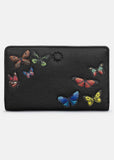 Succubus Bags Books Amongst Butterflies Leather Zip Around Wallet Black