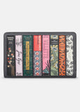 Succubus Bags Books Emily Bronte Bookworm Leather Zip Around Wallet Grey