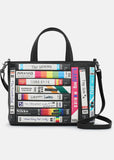 Succubus Bags Books Be Kind Rewind Leather Grab Bag Black