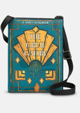 Succubus Bags Books Great Gatsby Vegan Crossbody Bag Black