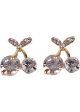 Succubus Cherry Diamonds Earrings Gold