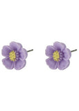 Succubus Jewels Cutie Flower Stud Earrings Lilac