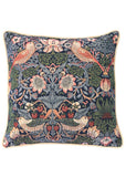 Tapestry Bags Morris Strawberry Thief Cushion Cover Blue