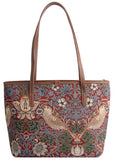 Tapestry Bags Morris Strawberry Thief Shoulderbag Red