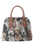 Tapestry Bags Labrador Dogs Handbag