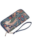 Tapestry Bags Morris Strawberry Thief Wallet Blue