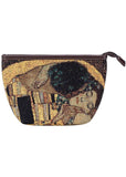 Tapestry Bags Klimt Gold Kiss Make Up Bag