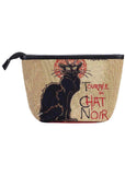 Tapestry Bags Steinlen Tournée du Chat Noir Make Up Bag