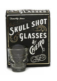 Temerity Jones Skull Set 4 Shot Glasses
