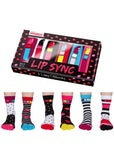 United Odd Socks 6 Ladies Socks Lip Sync